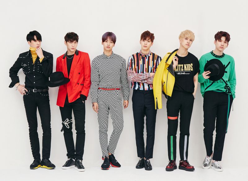 ▲大勢偶像VIXX強勢回歸，推出第五張單曲《Zelos》台壓特別版。左起RAVI、LEO、N、弘彬、KEN、爀。（圖／avex提供，2016.5.4）