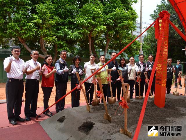 圖說：市府為新闢停車場舉行動土典禮。（圖／記者郭政隆攝影）