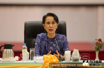 ▲緬甸軍方發動政變，國務資政翁山蘇姬再度遭到軟禁。（圖／達志影像/美聯社）