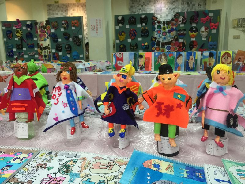 ▲安坑國小舉辦校慶美展　作品豐富可愛令人驚艷