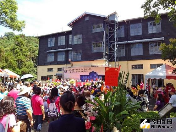 ▲農委會茶業改良場113周年及魚池分場80周年場慶開幕活動的熱鬧場面。〈記者吳素珍攝〉