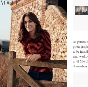 ▲凱特王妃首次登上時尚雜誌。(圖/翻攝自英國版Vogue網站) ▲凱特王妃首次登上時尚雜誌。(圖/翻攝自英國版Vogue網站)