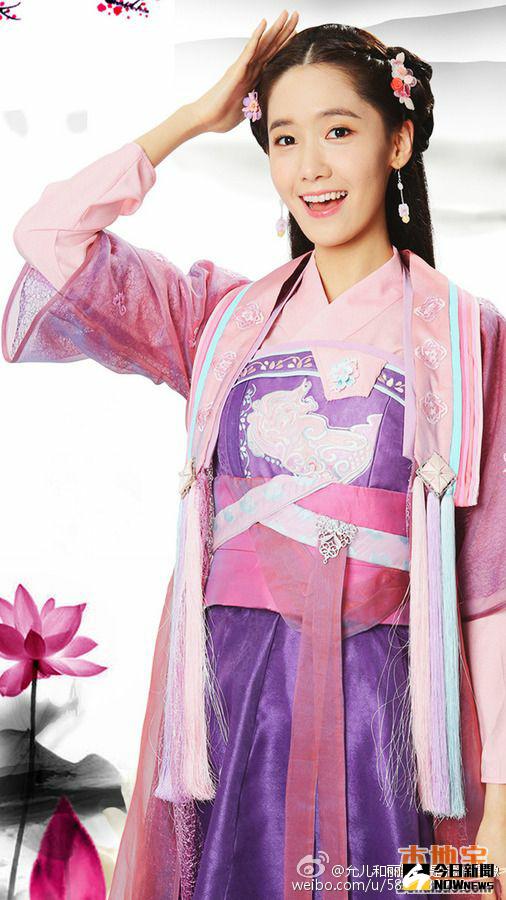 ▲潤娥在《武神趙子龍》的古裝扮相，讓粉絲大讚宛如女神下凡。（圖／翻攝自唯爱允儿和丽颖不变微博）