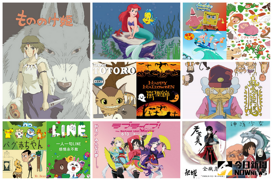 ▲水里商工資料處理科學生，學習數位海報作品。