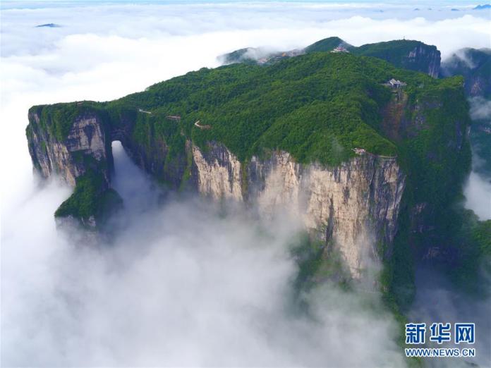 湖南張家界，天門山國家森林公園。