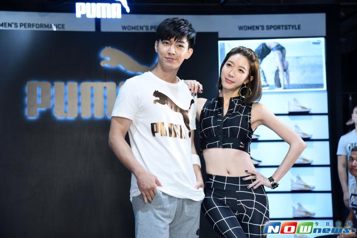 ▲炎亞綸、宋米秦出席 體育商品全新形象概念店開幕 。（圖／記者林柏年攝，2016.06.26）