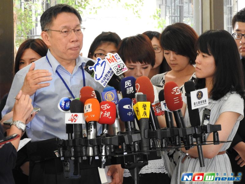 ▲針對大巨蛋案，台北市長柯文哲建議遠雄「不要再口水了，如果你要蓋就按照標準去把程序跑完」。（圖／記者陳彥驊攝）