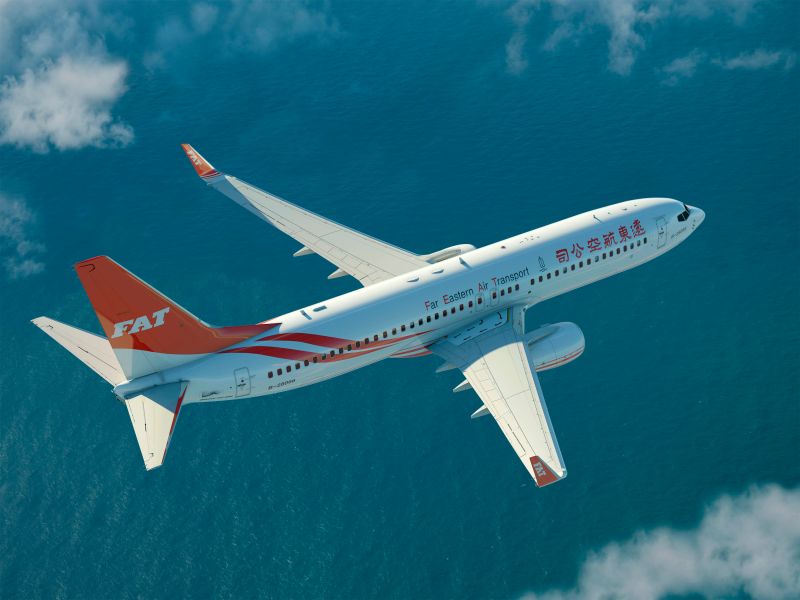 ▲遠東航空波音737-800新機。（圖／遠航提供）