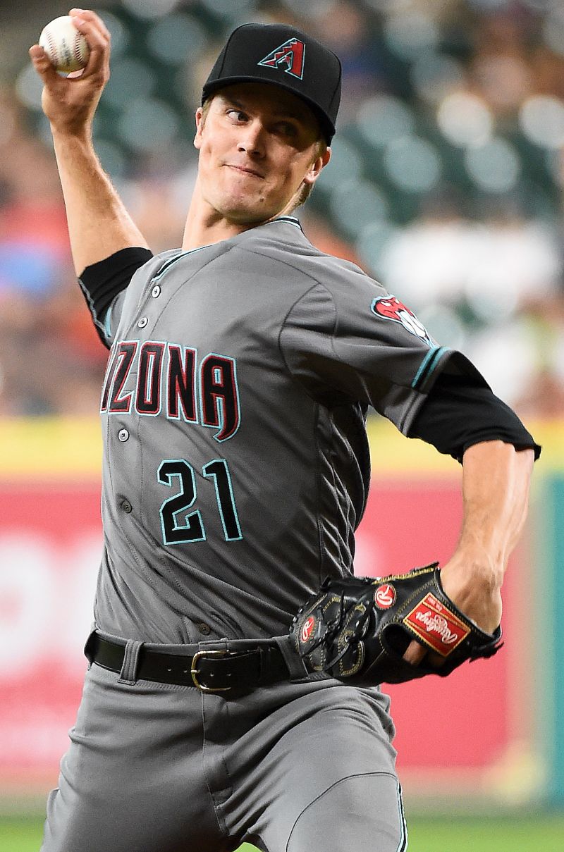 ▲Zack Greinke展現賽揚強投風采，主投7局飆11K無失分。（圖／美聯社／達志影像）