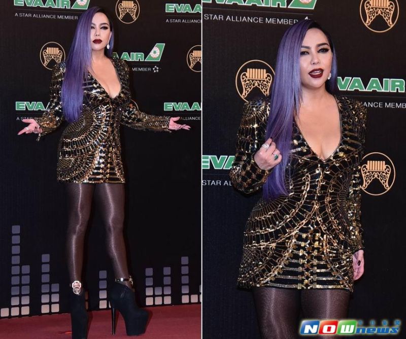 ▲阿妹在本屆金曲獎，服裝和身材都超受好評。（資料照，2016.06.29）