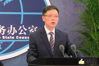 大陸國台辦發言人安峰山15日說，大陸和台灣同屬一個中國，兩岸同胞是一家人；兩岸關係不是國與國關係，所以也絕不是鄰居關係。中央社記者尹俊傑北京攝  105年6月15日