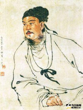 圖為關漢卿像。