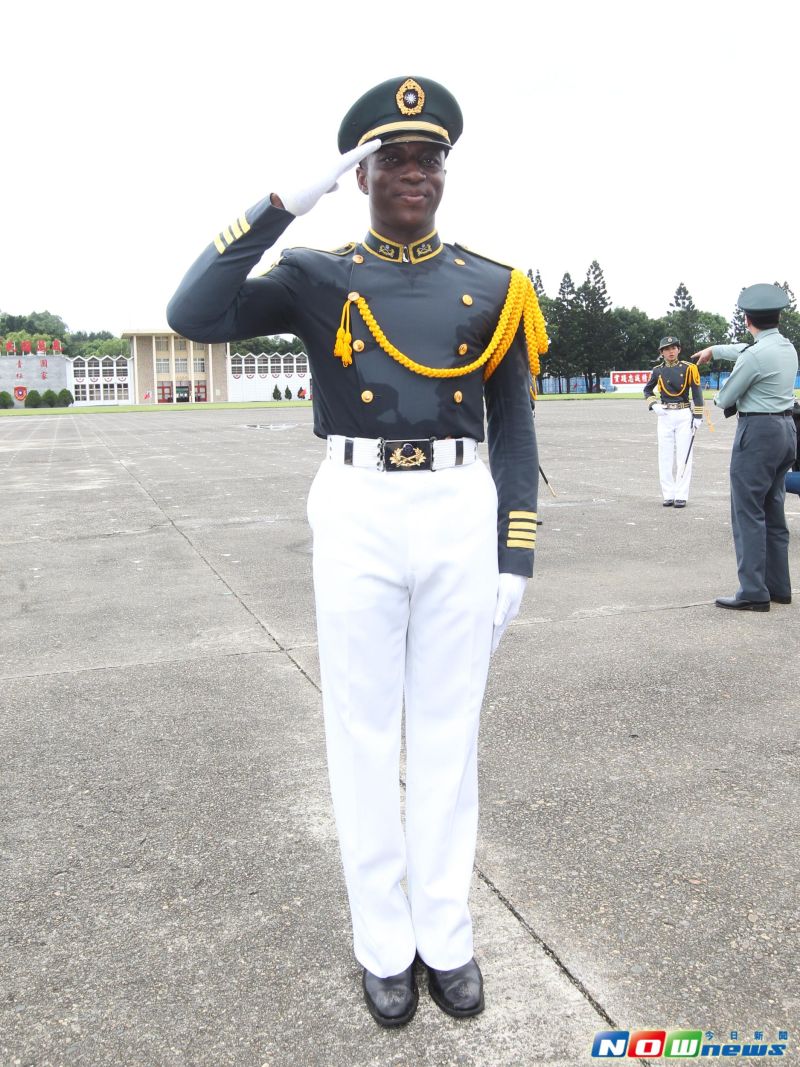 ▲黃埔建軍92週年校慶典禮，布吉納法索交換生梅岱。（圖／記者陳明安攝，2016.6.16）