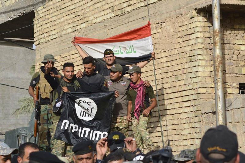 ▲伊拉克政府軍成功收復「法魯加」市。（圖／達志影像／美聯社 2016.6.19）