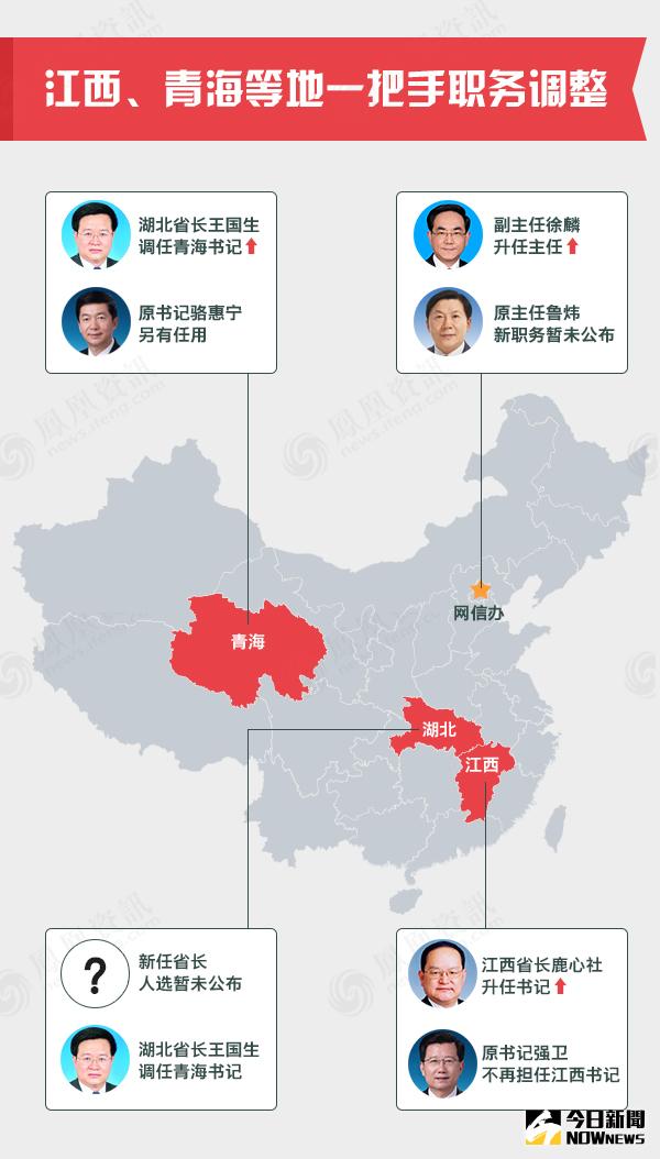 江西青海等地一把手職務調整。