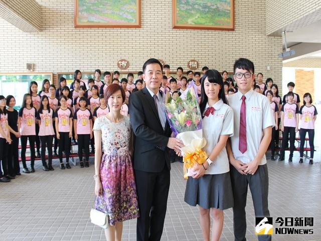 ▲興大附中新校長上任。（圖／林重鎣攝）