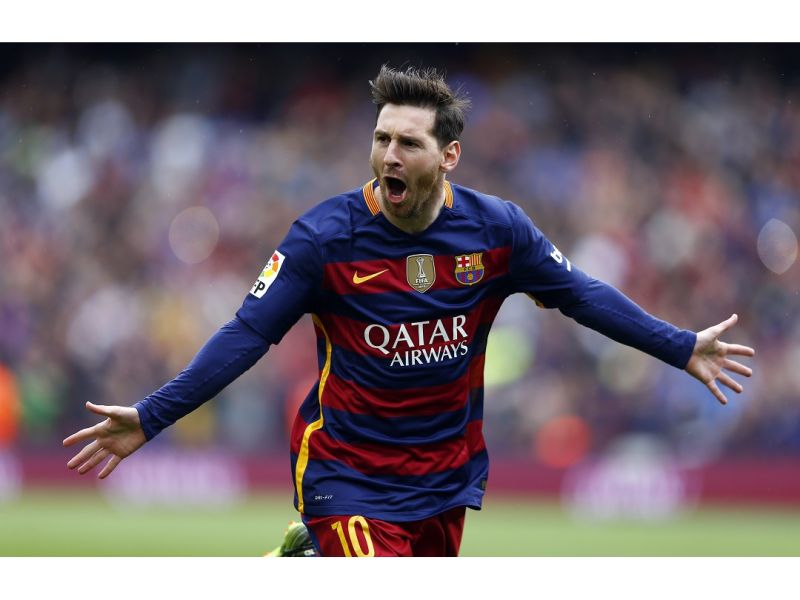 Lionel Messi本季在各項賽事一共打進7顆直接自由球，全歐洲最多。（圖／美聯社／達志影像）