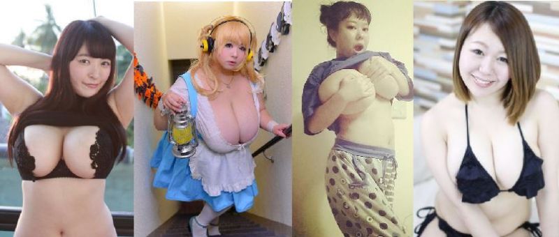 ▲日本綜藝節目「水曜日のダウンタウン」日前邀請4大超級巨乳女星親自實驗「巨乳運動」。（圖／翻攝自推特）