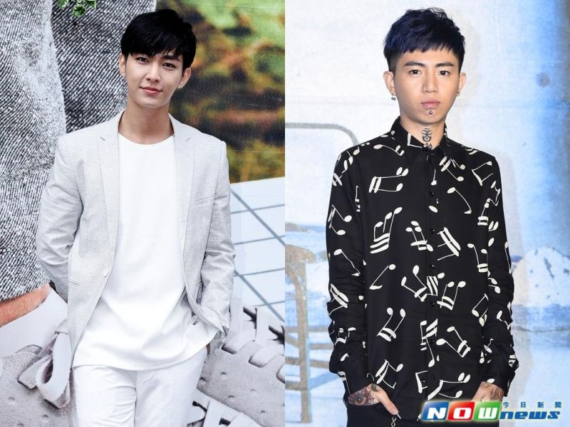 ▲謝和弦（右）誇獎炎亞綸很勇敢。（合成圖／記者陳明安、林柏年攝，2016.8.23）