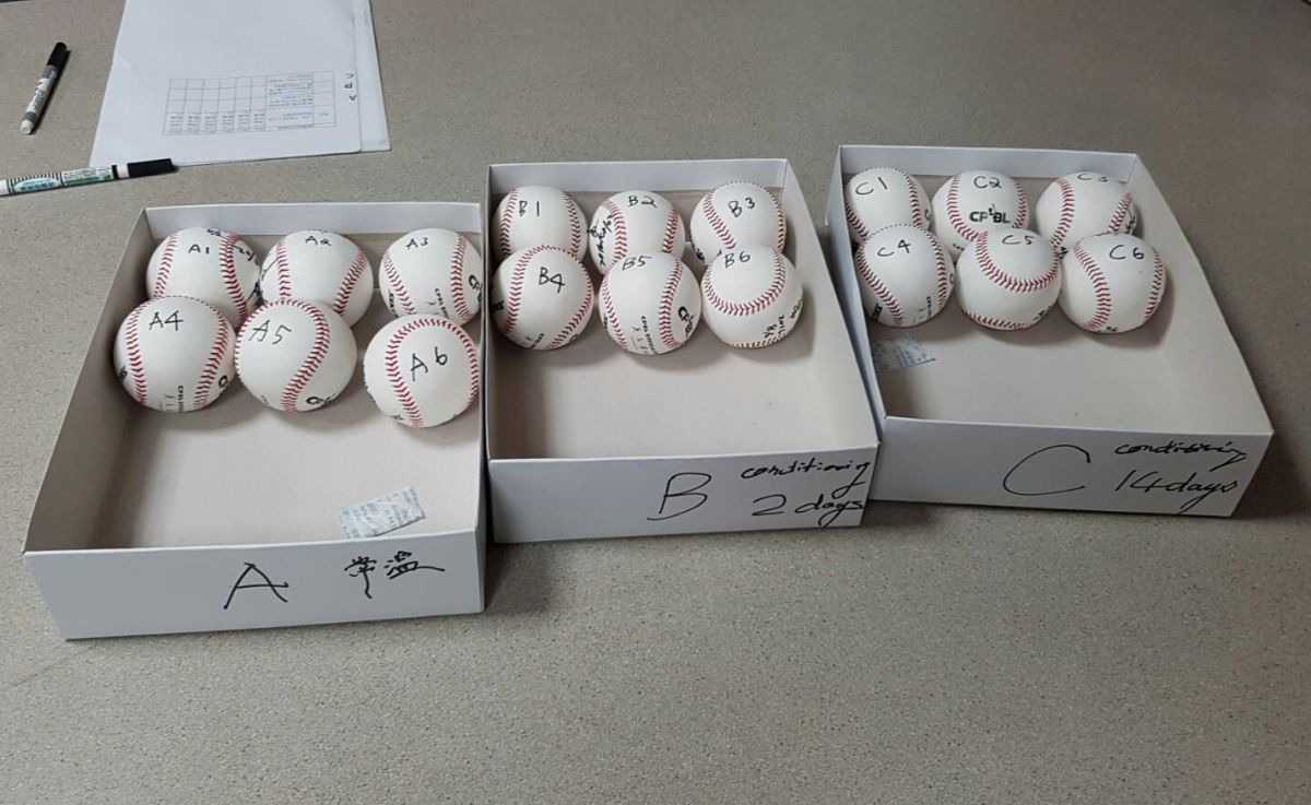 ▲中職用球二度送驗。（圖／中職聯盟提供）