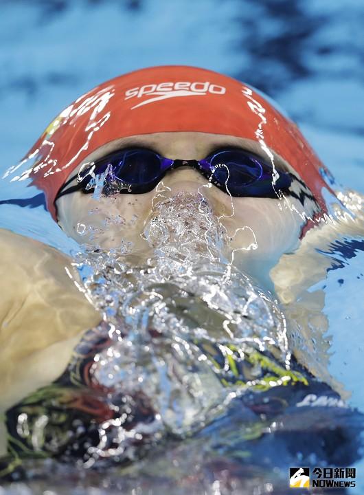 ▲大陸游泳女將傅園慧拿到銅牌。（圖／美聯社／達志影像）