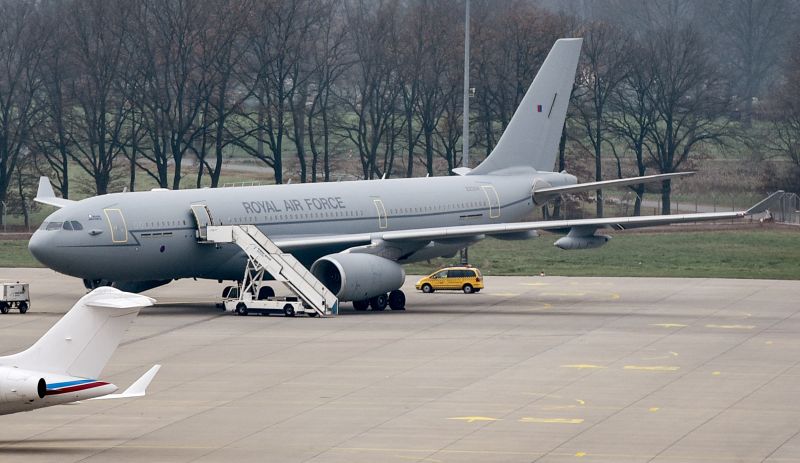 ▲英國皇家空軍A330 MRTT加油機。（圖／達志影像／美聯社）