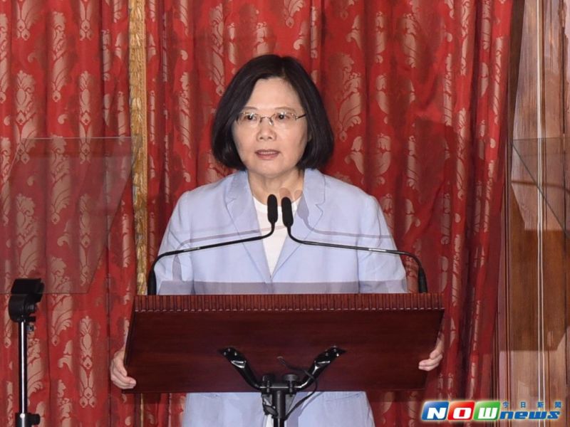 ▲總統蔡英文與媒體茶敘，主動表示近期將公布海基會董事長人選。（圖／記者陳明安攝,2016.08.20）