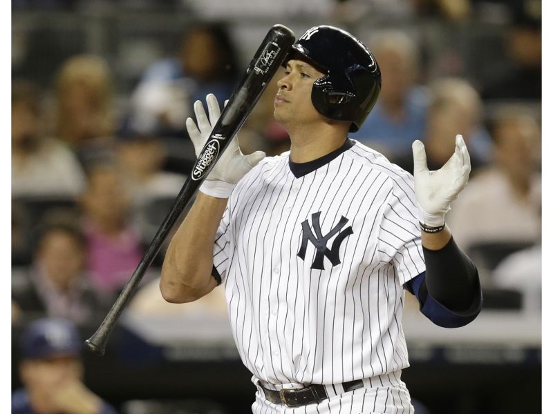 A-Rod日前寫下親筆信向球迷致歉。（圖／美聯社資料照／達志影像）