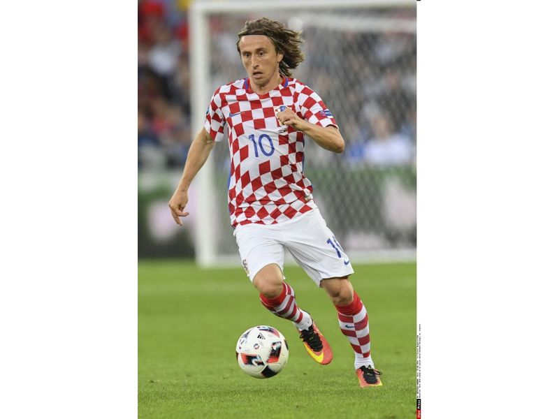 由於前任隊長退休，克羅埃西亞足協宣布由皇馬中場Luka Modrić成為新任隊長。（圖／美聯社／達志影像）