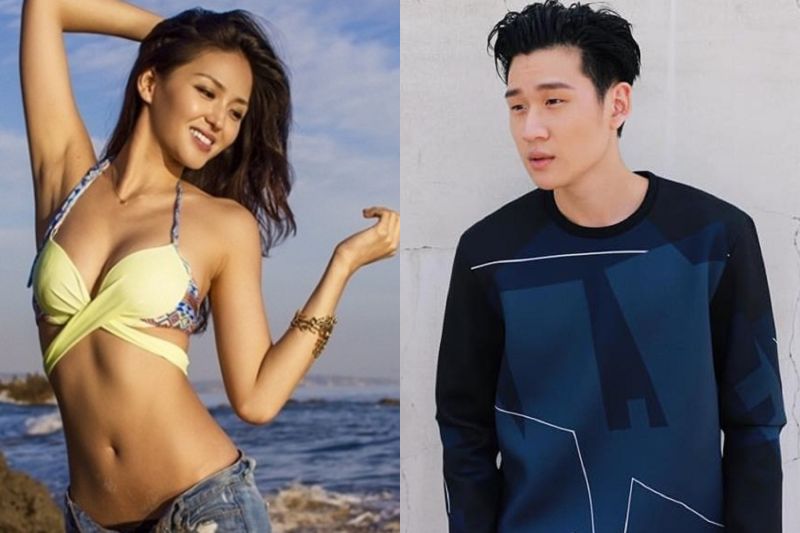 ▲林心如的妹妹林艾為（右）與周興哲爆曖昧情。（圖／翻攝自林艾為IG、周興哲臉書，2016.08.09）