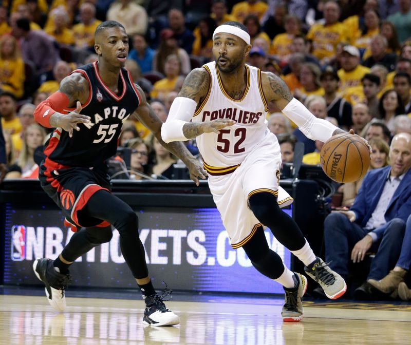 Williams（右）一直是「小皇帝」LeBron James的帶刀侍衛。（圖／美聯社／達志影像）