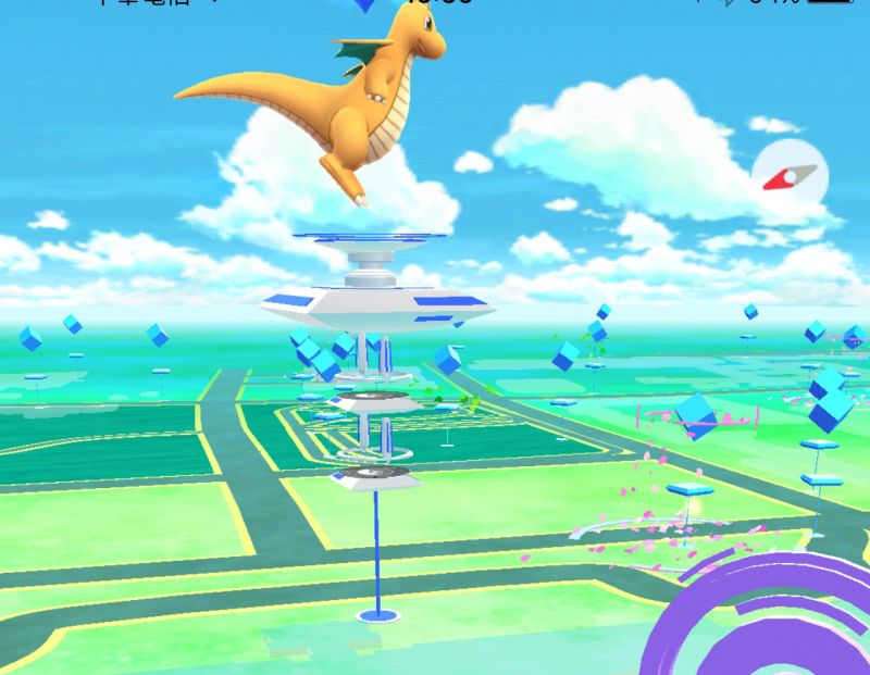 ▲總統府寶可夢道館，民眾只能在經過府前路口時進入，但因為不能逗留，所以無法駐足攻占。（圖／擷取自寶可夢APP）