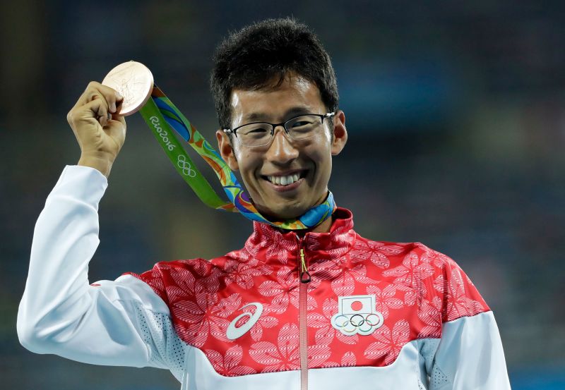 ▲荒井廣宙失而復得的銅牌。（圖／美聯社／達志影像）