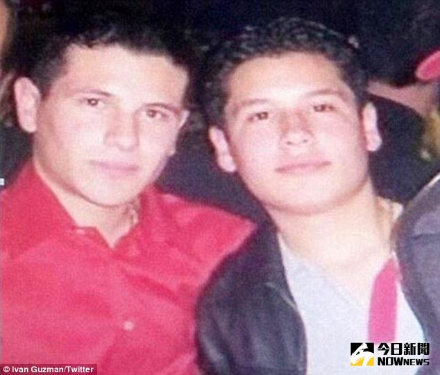 ▲古茲曼的2個兒子薩拉查和伊萬（右）。（圖／翻攝自推特）