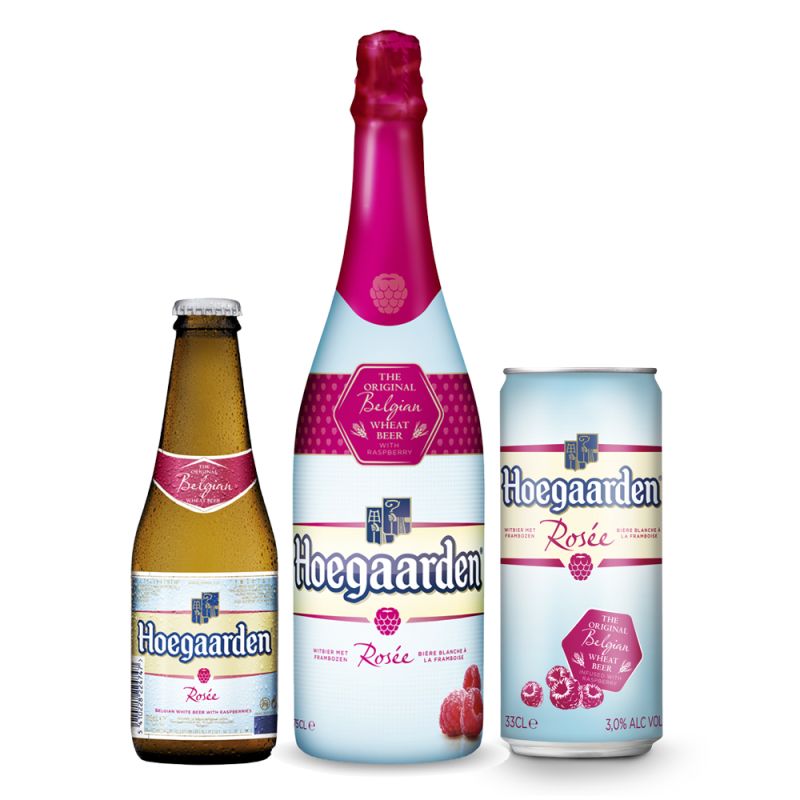 ▲Hoegaarden豪格登覆盆莓小麥啤酒　全系列隆重登台。（圖／公關照片）