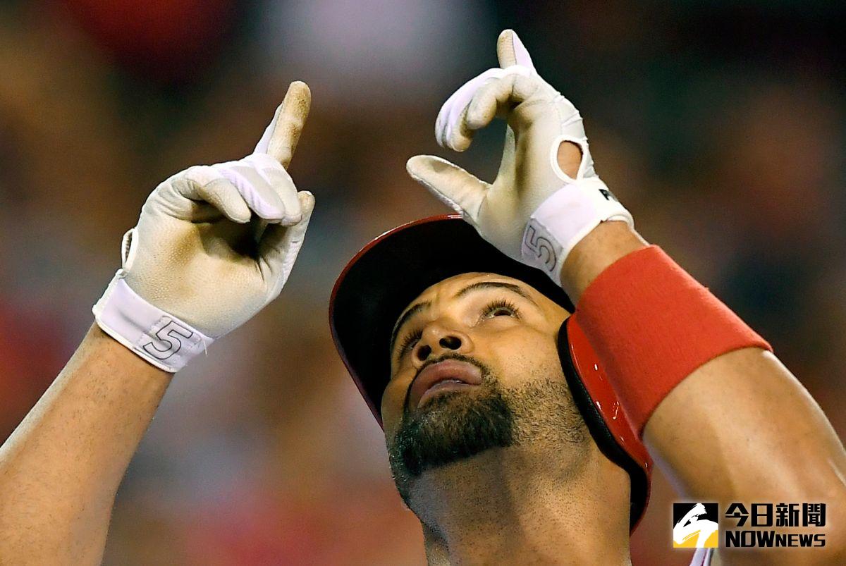 ▲Albert Pujols全壘打累計689轟。（圖／美聯社／達志影像）