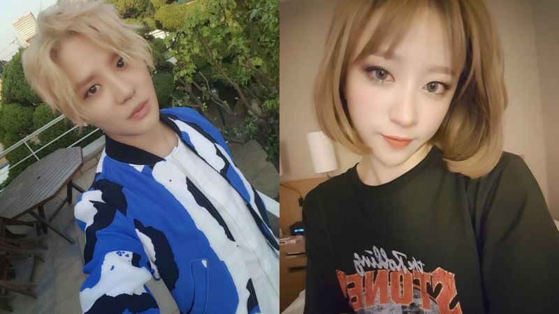 ▲金俊秀、EXID哈妮已經分手。（圖／翻攝自JYJ臉書、哈妮IG）