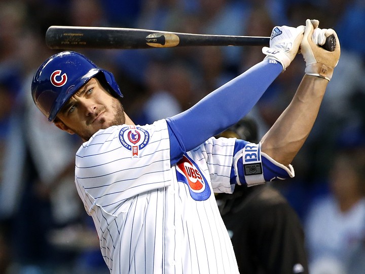 ▲小熊隊三壘手Kris Bryant打擊表現精采。（圖／美聯社／達志影像）