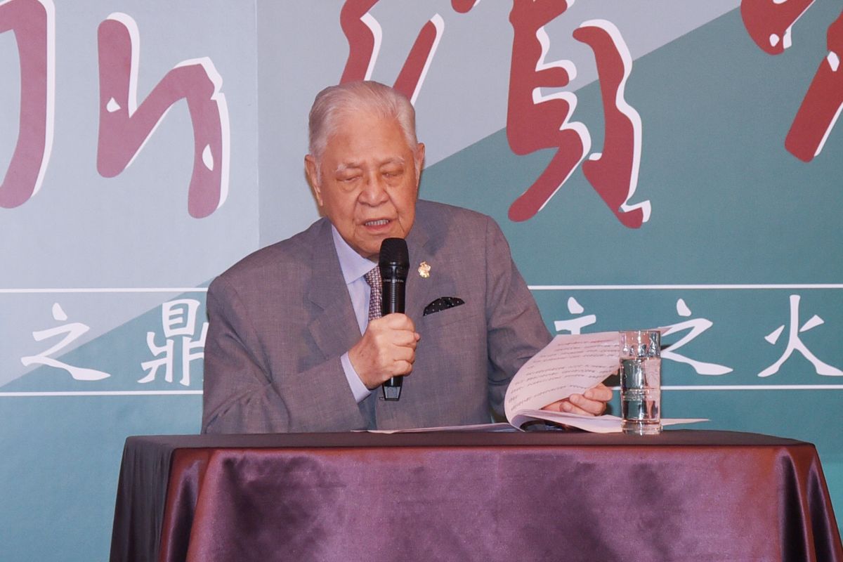 ▲前總統李登輝仍在台北榮總治療中，台聯呼籲大家不要亂傳假消息。（圖／NOWnews資料照片）