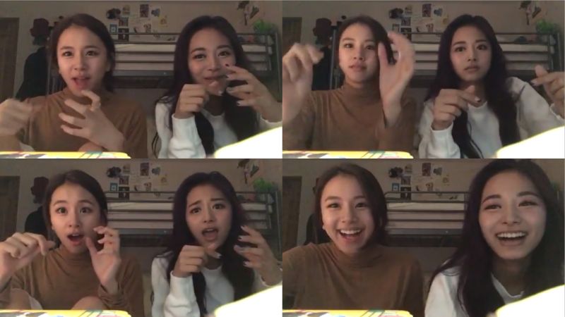 ▲子瑜、彩瑛翻拍《PPAP》。（圖／翻攝自YOUTUBE）