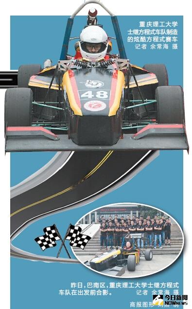大學生200萬造出方程式賽車　能彈射起步。