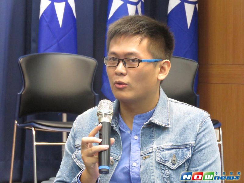 ▲國民黨新任青年團總團長呂謦煒。（圖／記者葉滕騏攝,2016.10.04）