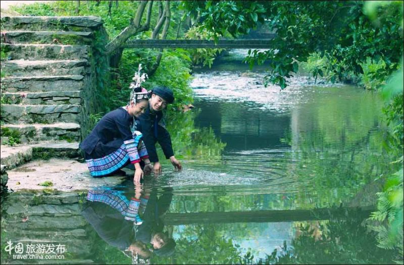 悠然的侗家生活。