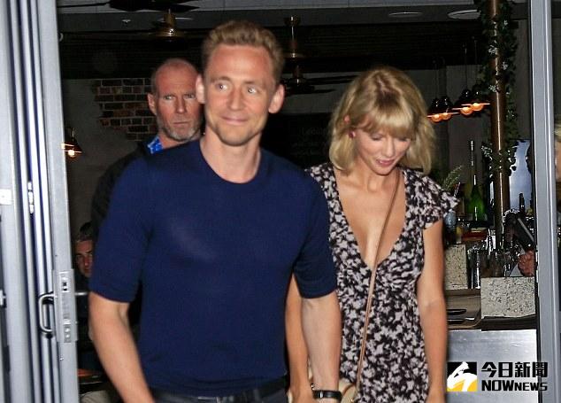 ▲湯姆希德斯頓（左）公開回應和泰勒絲的戀情。（圖／翻攝自每日郵報，2016.07.15）