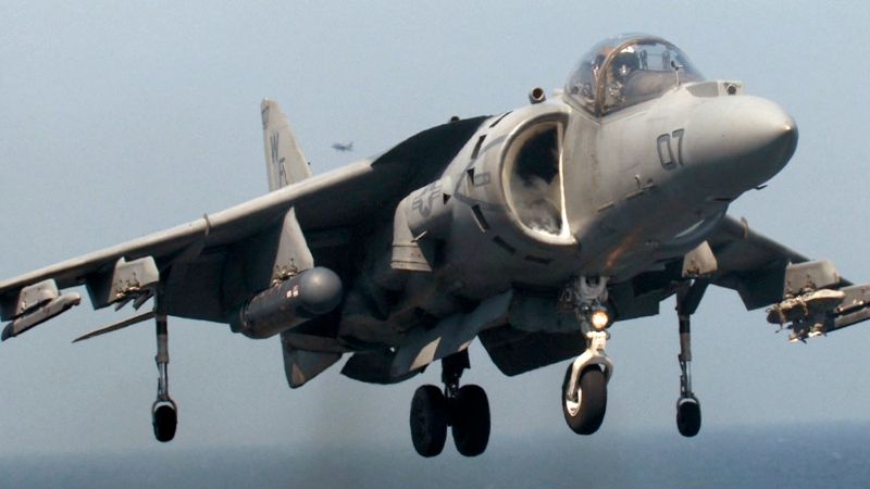 ▲美軍AV-8B「獵鷹」戰機。（圖／達志影像／美聯社）