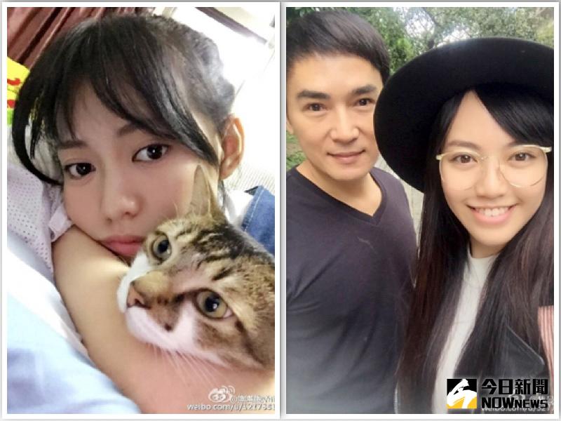 ▲焦恩俊（右圖左）的大女兒焦曼婷（左）今過21歲生日，身為爸爸的他在微博上送祝福。（圖／翻攝自焦恩俊、焦曼婷微博，2016.09.05）