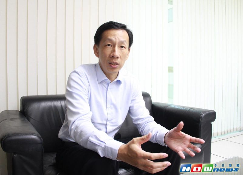 ▲國民黨文傳會主委周志偉在接受《NOWnews今日新聞》專訪時表示，國民黨轉型階段的盤整，大致上已經完成了六、七成，未來國民黨會更關心不同的議題，讓國民黨更加「接地氣」。（圖／記者葉滕騏攝,2016.06.04）