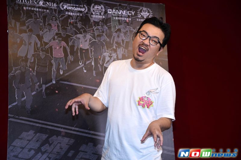 ▲延尚昊導演透露，自己要是碰到殭屍，其實會先躲起來。（記者林柏年攝，2016.10.16）