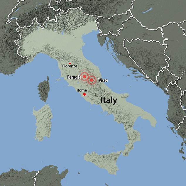 ▲義大利中部27日清晨接連發生兩起強震。（圖／翻攝自每日郵報網站）