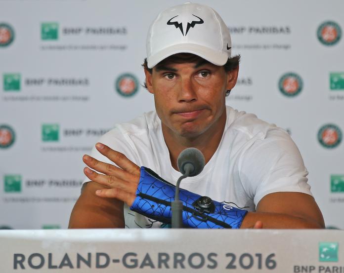 Nadal因手傷未癒，遺憾退出溫布頓。（圖／美聯社／達志影像）